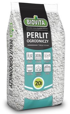 PERLIT OGRODNICZY SPULCHNIACZ PODŁOŻE BIOVITA 20L