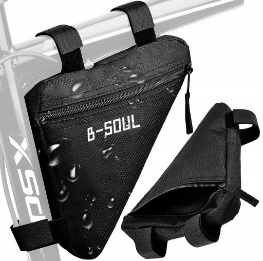 SAKWA TOREBKA TRÓJKĄTNA POD RAMĘ SASZETKA NA ROWER CYCLEVIBE SLEEK CZARNA