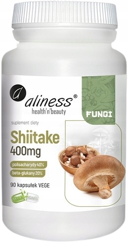 Aliness Grzyb Shiitake 90caps Witalność