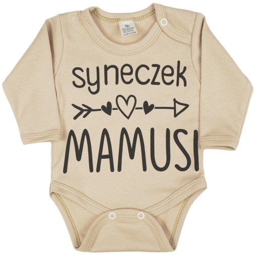 BODY r.56 beżowy wzór 400 SYNECZEK MAMUSI
