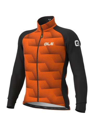 Kurtka rowerowa męska Alé Cycling Solid Sharp XXL Czarno-pomarańczowy