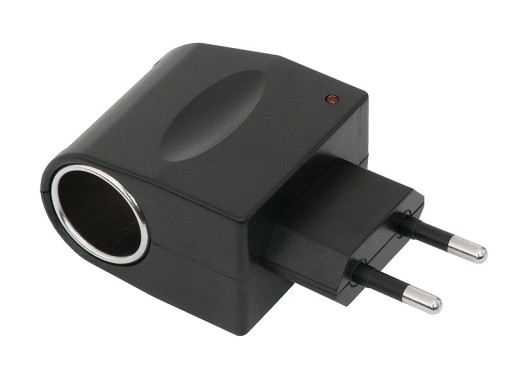 ADAPTER NAPIĘCIA 230V/12V1A GNIAZDO ZAPALNICZKI