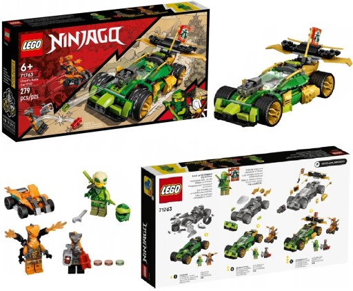 LEGO NINJAGO SAMOCHÓD WYŚCIGOWY LlOYDA EVO 71763