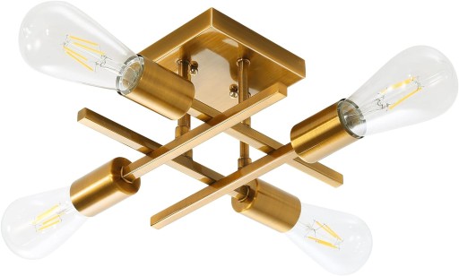 ZYRANDOL ZŁOTA DO KUCHNI LAMPA WISZACA E27 RETRO NOWOCZESNA DO SALONU
