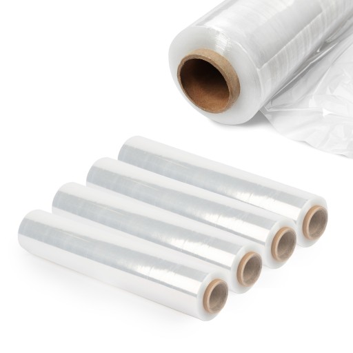 FOLIA STRETCH STRECZ 2,5kg BEZBARWNA XL 4szt