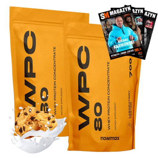 nowmax WPC 80 1400 G WHEY PROTEIN BIAŁKO SERWATKA