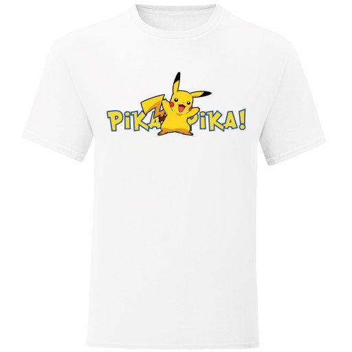 KOSZULKA DZIECIĘCA PIKACHU PIKA PIKA ROZ 140