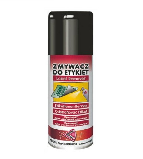 MICRO-CHIP LABEL REMOVER ZMYWACZ DO ETYKIET NAKLEJEK KLEJU 150ml