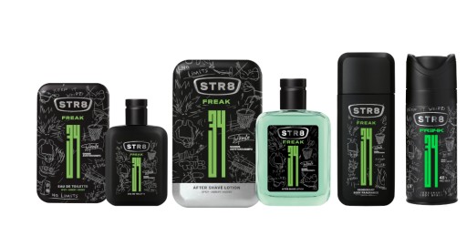 STR8 FREAK ZESTAW 4cz EDT50ml+ ASL100ml+ DNS75ml+ SPRAY150ml