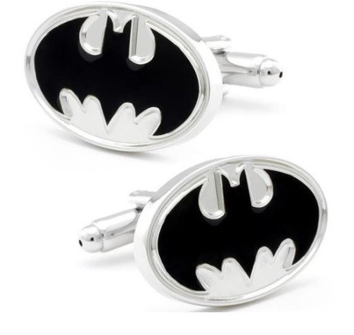 SPINKI DO MANKIETÓW, spinka koszuli BATMAN PREZENT