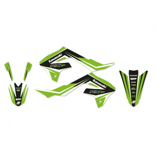 OKLEINA KAWASAKI KX 250F 21-23 KX 450F 19-24 DREAM 4 KOLOR ZIELONY CZARNY