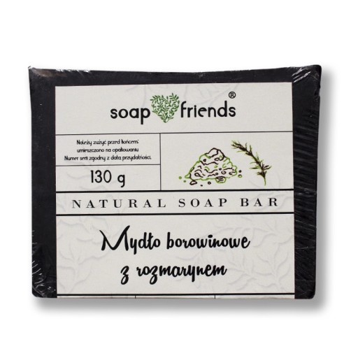 Mydło w kostce Borowina z Rozmarynem 130 g Soap&Friends