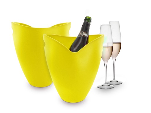 Cooler Ice Bucket Lemon żółty Pulltex