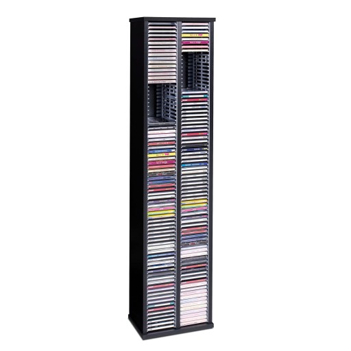 Stojak na płyty CD muzyka 160 CD pojemnik podwójny