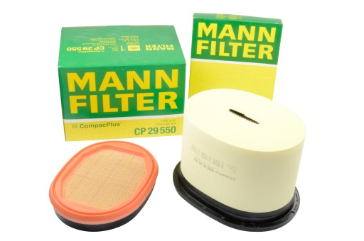 FILTR POWIETRZA CAT M318D M315D M316D ZESTAW MANN