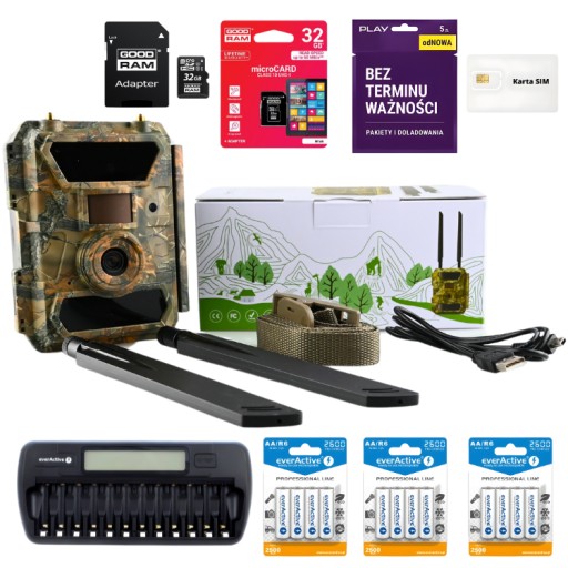FOTOPUŁAPKA KAMERA LEŚNA SF4.0 CG PRO 60° ZESTAW