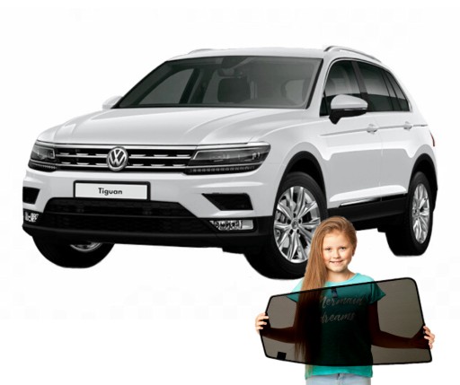 ZASŁONKI NA MAGNESACH VOLKSWAGEN VW TIGUAN 2 II