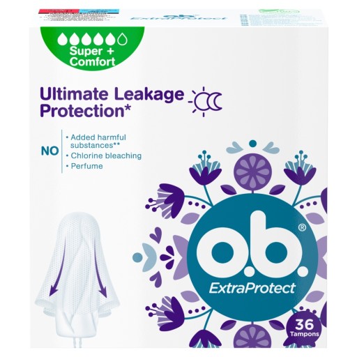 o.b. Extra Protect Super Plus tampony 36 sztuk