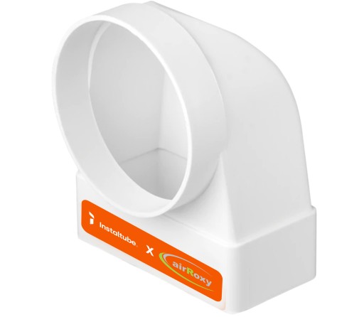 Kolano łącznikowe zmienne 55x110 / śr.100 pionowe