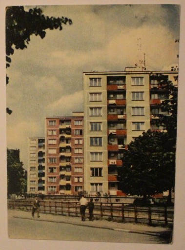GDAŃSK. Wieżowce nad Radunią, 1965 rok