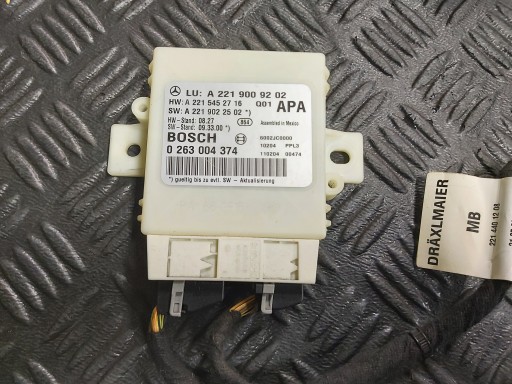 MODUL PDC STEROWNIK A2219009202 MERCEDES W221 LIFT