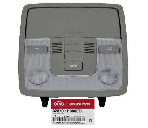 Lampka oświetlenia wnętrza kabiny KIA CEED 2006-2012 92870-1H000ED ORYGINAŁ
