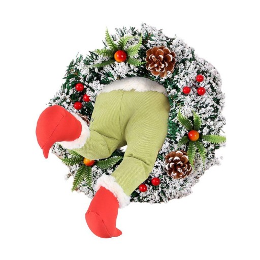 ŚWIĄTECZNA OZDOBA GRINCH STROIK