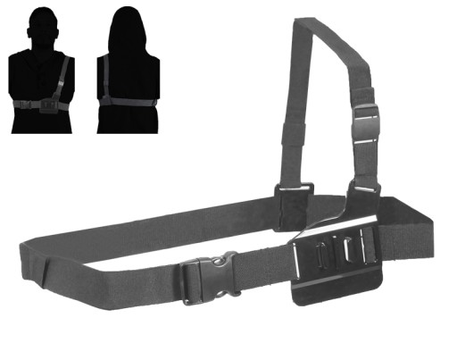 GP85 Szelki Chest Mount na jedno ramię do GoPro