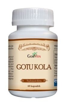 Gorvita Gotu Kola 60 kaps WĄKROTKA AZJATYCKA