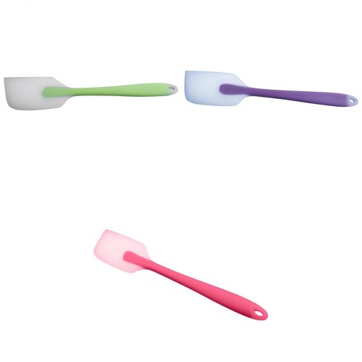 3pcs 28cm Long Silicone Spatula Heat Resist Cake