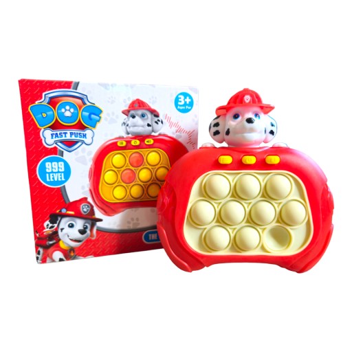 GRA POP IT PRO PUSH ELEKTRYCZNA GRA ANTYSTRESOWA ZRĘCZNOŚCIOWA PSI PATROL