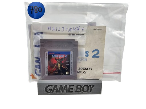 GAME BOY GREMLINS 2 THE NEW BATCH + KSIĄŻECZKA ORYGINAŁ