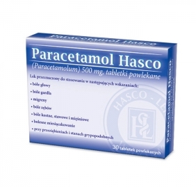 Paracetamol Hasco, 30 tabletek