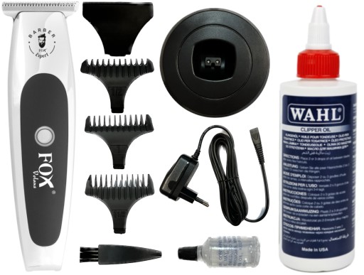 Trymer do włosów FOX Volans Silver-Black + olejek