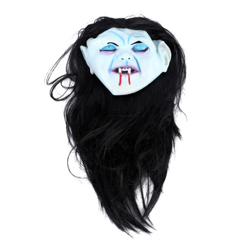 Maskne Ghost Hair Halloween Black Scary Women