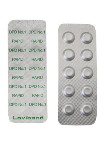 Tabletki DPD1 do pomiaru chloru LOVIBOND 1 listek ( tester ręczny)
