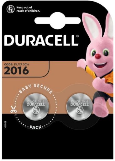 Baterie DURACELL DL/CR 2016 2 sztuki