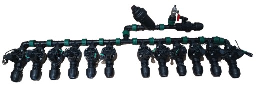 Zestaw automatycznego systemu nawodnienia 12 sekcji Rain Bird filtr rura 25