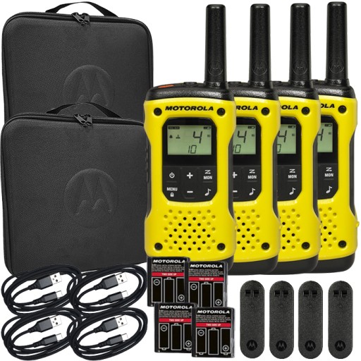 MOTOROLA T92 H2O WODOODPORNE KRÓTKOFALÓWKI - 4 SZT