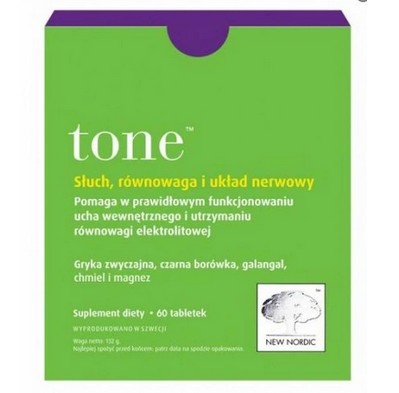Tone na dobry słuch, 60 tabletek