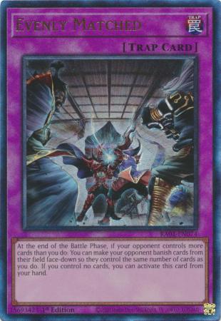 Yu-Gi-Oh! TCG: Evenly Matched (V.7) (RA01)