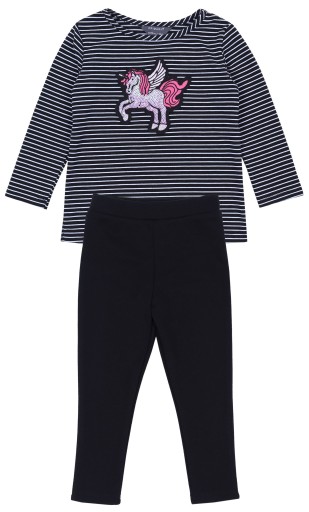 Zestaw bluzka + czarne getry PRIMARK 1,5-2 lata