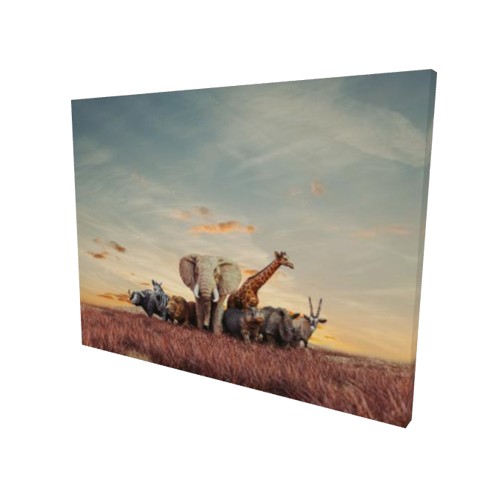 Obraz na płótnie safari 70x100