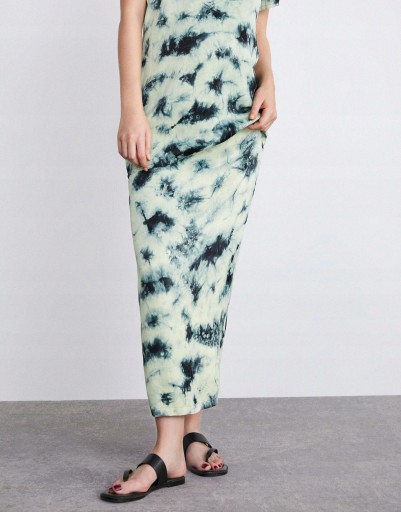 ZARA MAXI SPÓDNICA WZÓR TIE DYE MZQ KSB__M