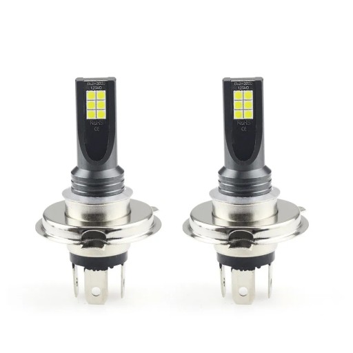 ŻARÓWKI LED H4 BARDZO MOCNE REFLEKTOR 7000K LAMPA