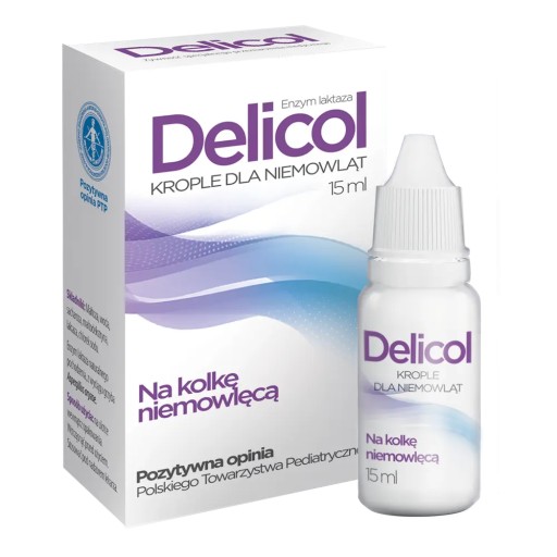 Delicol, krople na kolkę niemowlęcą, 15 ml, Aflofarm