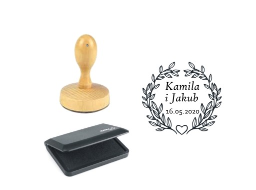 PIECZĄTKA NA ŚLUB PIECZĘĆ ŚLUBNA STEMPEL WESELE