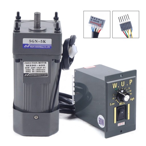 Regulacja prędkości 90W 5K silnik+regulator( 220V)