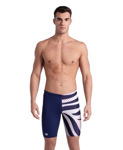 Kąpielówki spodenki męskie jammery treningowe na basen Arena Stripes R.D8