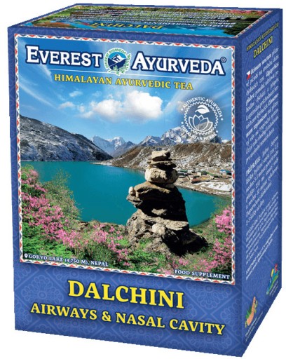 EVEREST AYURVEDA herbatka ziołowa DALCHINI drogi oddechowe ALERGIA ZATOKI